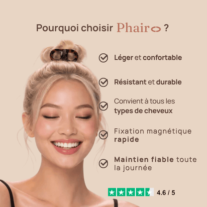 Pince Magnétique Phair® : Maintien Toute la Journée, Zéro Tiraillement